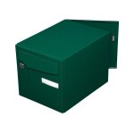 Renz - bote aux lettres normalise 2 portes extrieur acier vert brillant