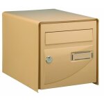 Boite aux lettres probat simple face beige ral 1001 - decayeux - 125962 Boite aux lettres probat simple face beige ral 1001 - decayeux - 125962