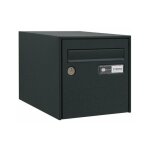 Decayeux - boite aux lettres steel box - double face - plerre ral 1013 - l 300 x h 290 x p 410 mm