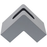 Bo�te � mouchoirs style nordique en plastique pour salon bureau - gris moderne