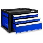 Eberth ? bo�te � outils m�tal 3 tiroirs verrouillables ? glissi�res � billes ? surface de rangement 680 ...