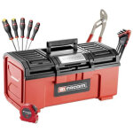 Boite a outils pro toolbox + 16 outils - bp. c19ncm1pb - boite a outils plastique 19 - facom