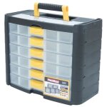 Bo�te a outillage plastiken 90001noire - 6 tiroirs - titanium - en plastique