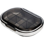 Bo�te � pilules portable mini, organisateur de m�dicaments de voyage, rangement herm�tique qualit� alimentaire ...