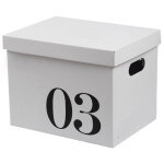 Bo�te de rangement en carton grande capacit� pour jouets et dortoir, carton ondul� d�m�nagement, organisateur ...