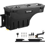 Boite de rangement pour lit de camion 34kg noir ramasseur arriere boite a outils pour ranger 25l remorque ...
