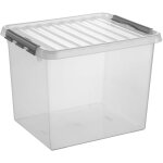Bote de rangement en plastique q - line 52 litres