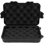 Bo�te de survie extr�me - r�sistante aux chocs, �tanche, portable pour camping et randonn�e - noir