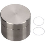 Bo�te � th� portative en acier inoxydable - r�cipient herm�tique pour bureau et maison