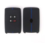Boitier cl� de voiture compatible avec renault smart key 4 - bouton (keyless go uniquement) - coque de ...