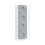 Boitier encastr� plastique 100x400x50mm pour platine de rue d'interphone vario gu 611 - 4 / 1 - 0 siedle ...