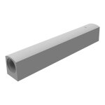 Boitier pour loqueteau pousse l�che - d�cor : gris - kessebohmer
