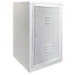 Bo�tier de protection pour compteur de gaz galvanis� dimensions : 50 x 50 x 30 cm (h x l x p) d�mont� ...