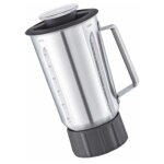 Bol blender en inox (1, 5l) pour masterchef gourmet officiel moulinex xf636db1