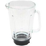 Bol blender en verre avec embase noir