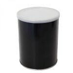 Bol, pot vide pour chauffe cire 800 ml en aluminium - diam 10 cm x h 13 cm - noir - vivezen