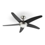 Klarstein - bolero ventilateur de plafond 134cm éclairage 55w télécommande noir Klarstein - bolero ventilateur de plafond 134cm éclairage 55w télécommande noir