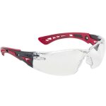 Lunettes de protection bolle rush + , incolore, polycarbonate anti - bu�e, r�sistant aux rayures, protection ...