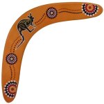 Boomerang en bois pour adultes et adolescents - jeu de lancer ext�rieur, sport et loisir