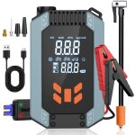 Booster batterie voiture puissant 12v 1200a d�marreur de voiture, d�marreur avec 150 psi compresseur ...