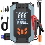 Booster batterie voiture puissant 12v 1200a d�marreur de voiture, d�marreur avec 150 psi compresseur ...