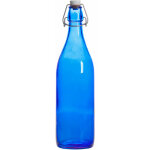 Bormioli rocco - bouteille � limonade avec son bouchon m�canique giara 1 l bleu