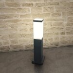 Borne ext�rieure anthracite valente carr� 45cm ip44