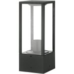 Borne de jardin albert e27 gris anthracite 40cm ip44