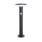 Borne led solaire, double détecteur mouvement + crépusculaire, x3 modes d'éclairage, 400 lumens Borne led solaire, double détecteur mouvement + crépusculaire, x3 modes d'éclairage, 400 lumens