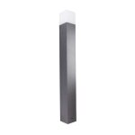 Borne lumineuse e27 gris ip54 100cm