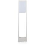 Borne lumineuse led v - tac 10 w, puce samsung, corps blanc, blanc chaud, ip65
