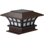 Borne solaire led 1w ip55 avec batterie 600mah , contr�le luminosit� , blanc chaud