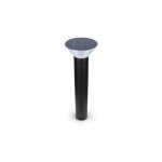 Borne solaire led - sunny coupole - 4w miidex lighting blanc - neutre - 4000k - hauteur - 80cm