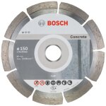 Bosch - 10x disques  trononner diamants standard for concrete, 150 x 22, 23 x 2 x 10 mm - 2608603241 ...