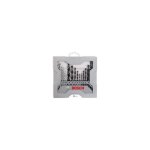 Bosch - 2607017038 coffret de mches et forets 15 pices bois / mtal / pierre 3 / 4 / 5 / 6 / 8 mm