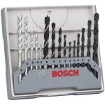 Bosch - 2607017038 coffret de mèches et forets 15 pièces bois / métal / pierre 3 / 4 / 5 / 6 / 8 mm Bosch - 2607017038 coffret de mèches et forets 15 pièces bois / métal / pierre 3 / 4 / 5 / 6 / 8 mm