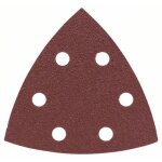 Feuille abrasive delta avec bande auto - agrippante, perfor� bosch accessories 2607019489 grain 80 cote ...