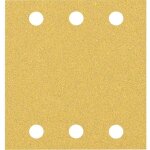 Bosch accessories 2608901655 papier abrasif pour ponceuse vibrante grain 60 (l x l) 107 mm x 115 mm 50 ...