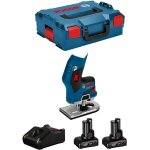 Bosch - affleureuse gkf 12v - 8 (2 x 6, 0 ah gal12v - 40 l - boxx 136)