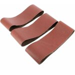 Bandes abrasives 75x457 80g par 3 Bandes abrasives 75x457 80g par 3