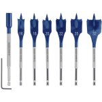 Bosch - professional coffret de 7x m�ches plates expert selfcut speed (pour bois r�sineux, panneau agglom�r�, ...