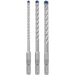 Coffret 3 forets bton 4 taillants sds - plus 7x expert bosch 6 / 8 / 10 mm - 2608900196