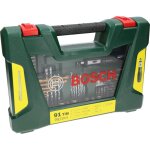Bosch - coffret v - line 91 pi�ces de forets et d'embouts tin avec tournevis � cliquet et tige magn�tique ...