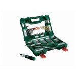 Bosch - coffret v - line 91 pices de forets et d'embouts tin avec tournevis  cliquet et tige magntique ...