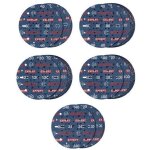 Bosch ? disque abrasif de ponceuse 2608902470 ? diam�tre 150 mm ? granulom�tries 60 / 80 / 120 / 180 ...