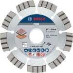 Bosch - meilleur disque  trononner diamant pour pierre 115 x 2223 x 22 x 12 2608602641