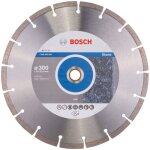 Bosch - disque  trononner diamant standard for stone 300 x 20, 00 + 25, 40 x 3, 1 x 10 mm - 2608602602 ...
