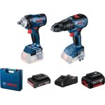 Bosch - ensemble d'outils 06019k0003 (gds 18v - 400 + gsb 18v - 50) 18 v 1x2 0 / 5 0 ah accu.