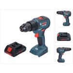 Bosch gsb 18v - 55 professional perceuse - visseuse � percussion sans fil 18 v 55 nm brushless + 1x batterie ...