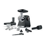 Bosch ? hachoir � viande 500 w ? d�bit 3, 5 kg / min ? 3 grilles de hachage ? couteau double aff�tage ...